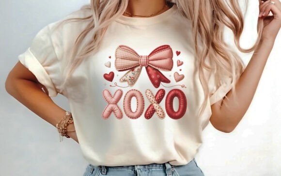 Download Patchwork Coquette XOxo Valentine PNG - Premium Resources