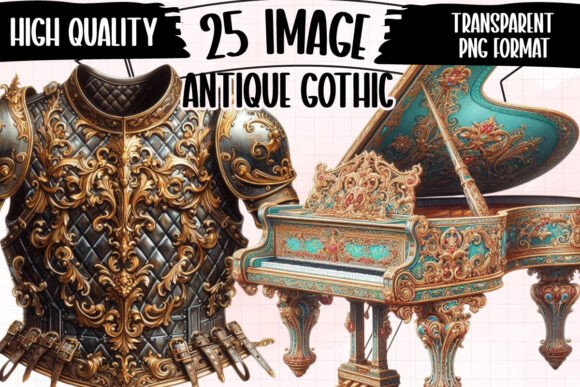 Download Antique Gothic Instruments Clipart - Premium Resources